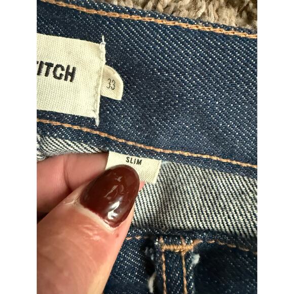 Taylor Stitch Men’s Jeans Size 33x29 Slim Straight Medium Wash Organic Cotton - Picture 4 of 8